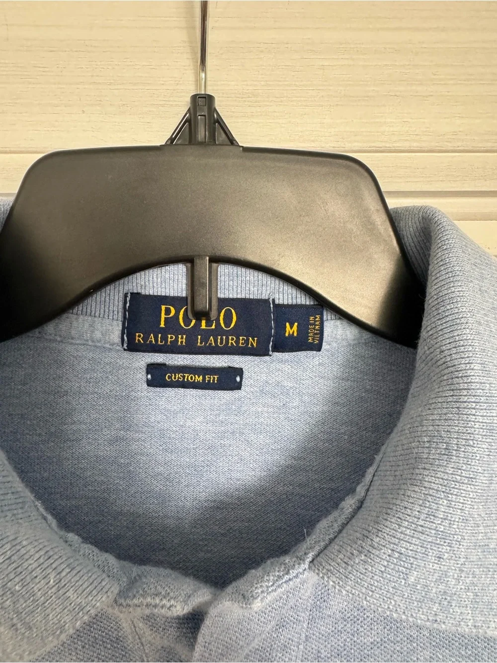 Ralph Lauren Light Blue Polo with Yellow Pony Logo